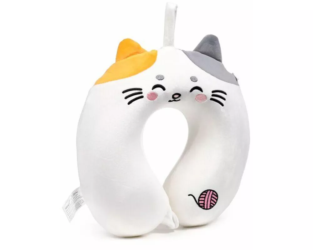 Relaxeazzz Lola die Katze Adoramals Plüsch Memory Foam Reisekissen