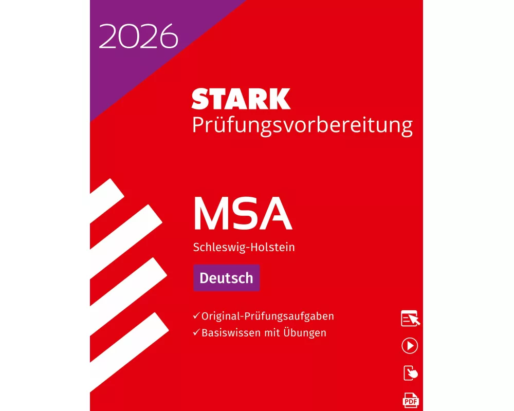 STARK Deutsch - MSA 2026 Schleswig-Holstein - Prüfungsvorbereitung