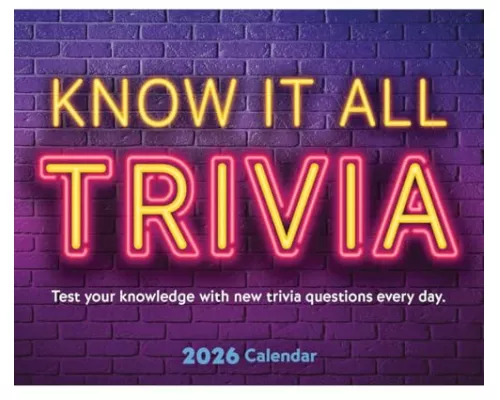 Knowitall Trivia Ec Box Calendar 2026