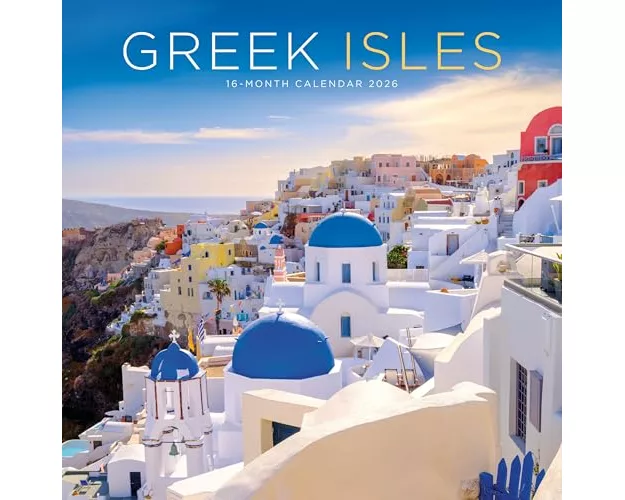 Greek Isles Square Wall Sunday Start Cal