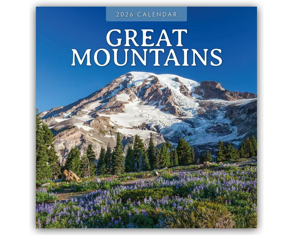 Great Mountains 2026 Square Wall Calendar