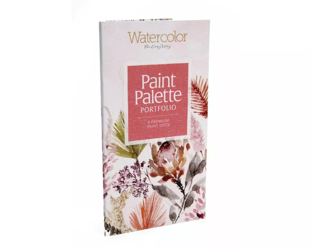 Watercolor the Easy Way Paint Palette Portfolio Flowers