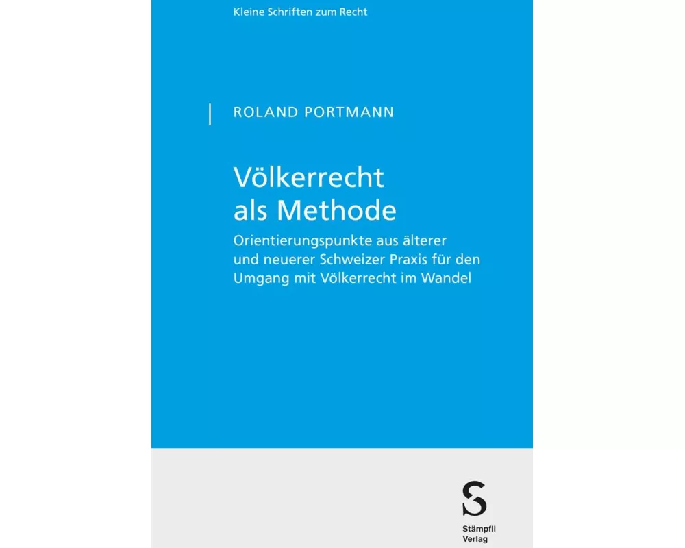 Völkerrecht als Methode