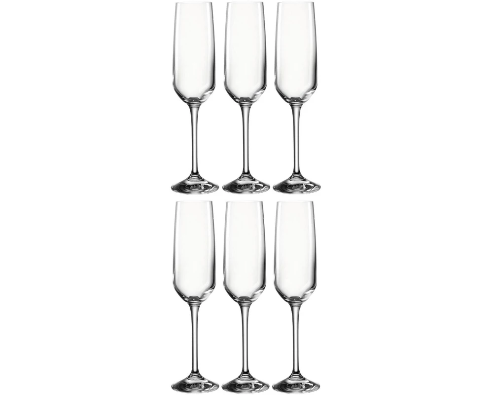 Montana Champagnerglas Vivid 160 ml, 6 Stück, Transparent