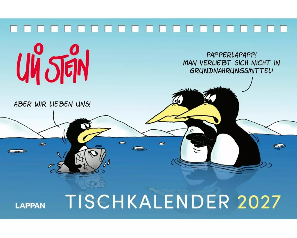 Uli Stein Tischkalender 2027: Monatskalender zum Aufstellen