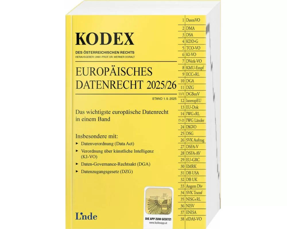KODEX Europäisches Datenrecht 2025/26