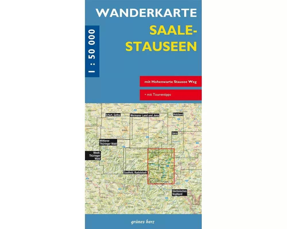 Wanderkarte Saalestauseen