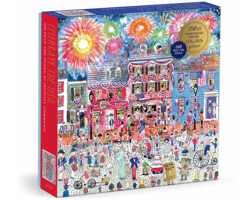 Michael Storrings Celebrate The USA 500 Piece Foil Puzzle