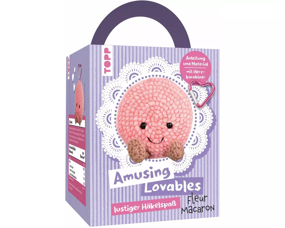 Amusing Lovables Häkelset Fleur Macaron
