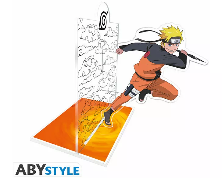 NARUTO SHIPPUDEN - Acryl Bookend - Naruto Attack