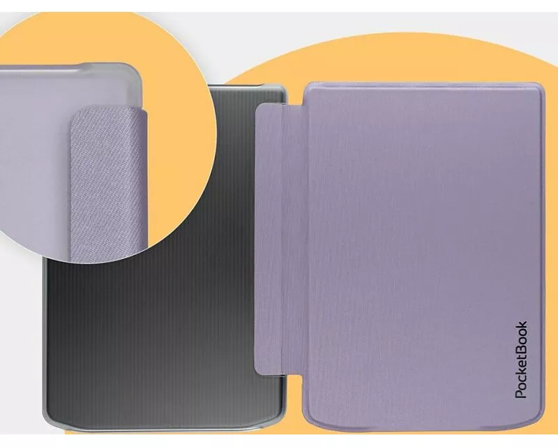 Cover Pocketbook Verse Lite / Verse / Verse Pro / Verse Pro Color, Shell - Transparent Light Purple