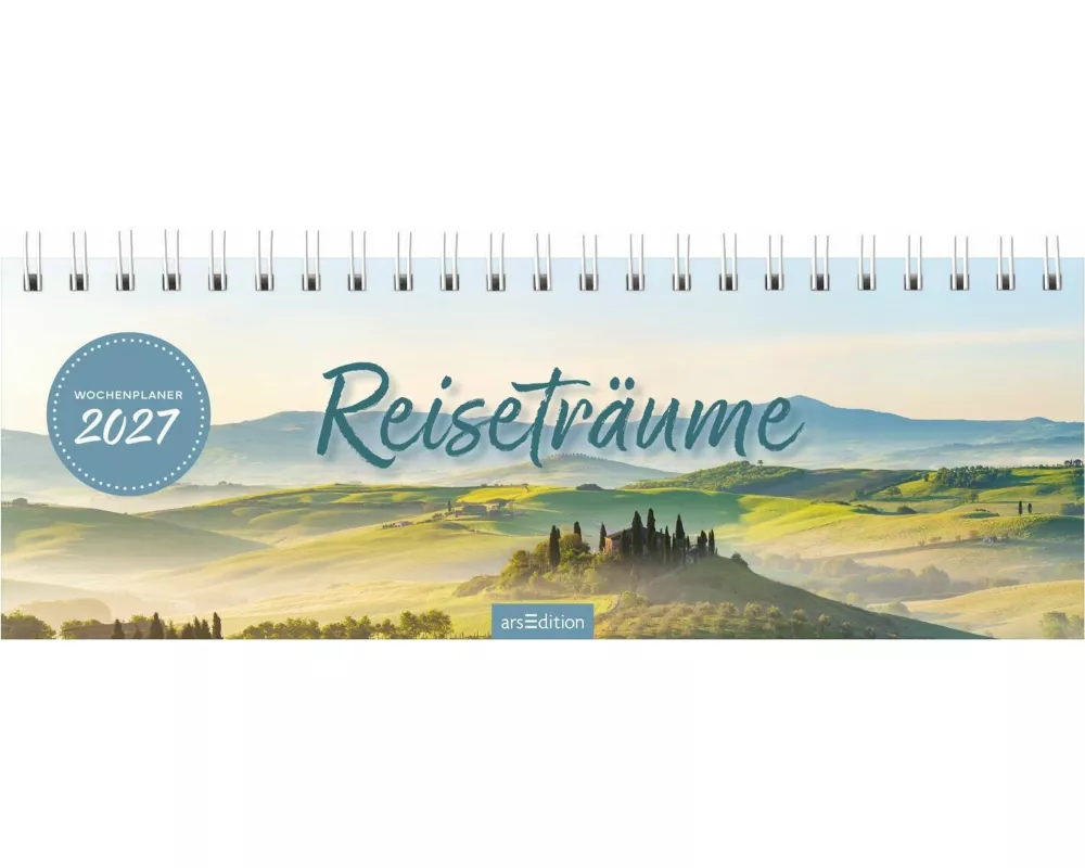 Tischkalender Reiseträume 2027