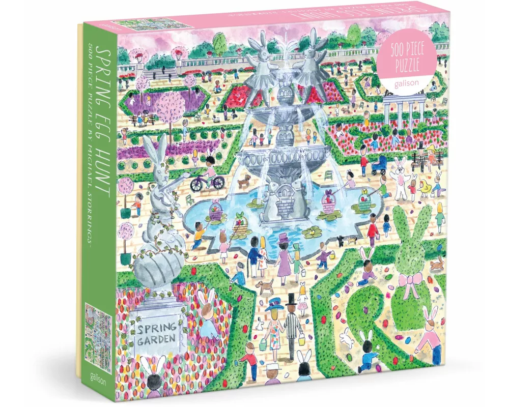 Michael Storrings Spring Egg Hunt 500 Piece Puzzle