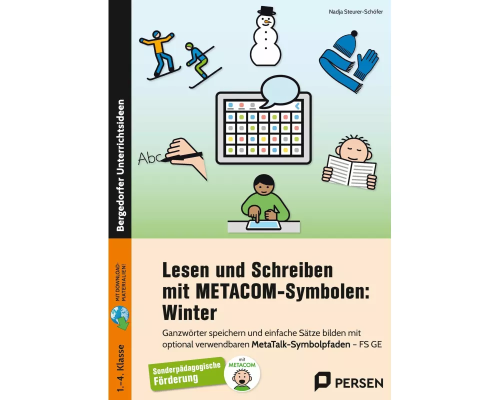 Lesen und Schreiben mit METACOM-Symbolen: Winter
