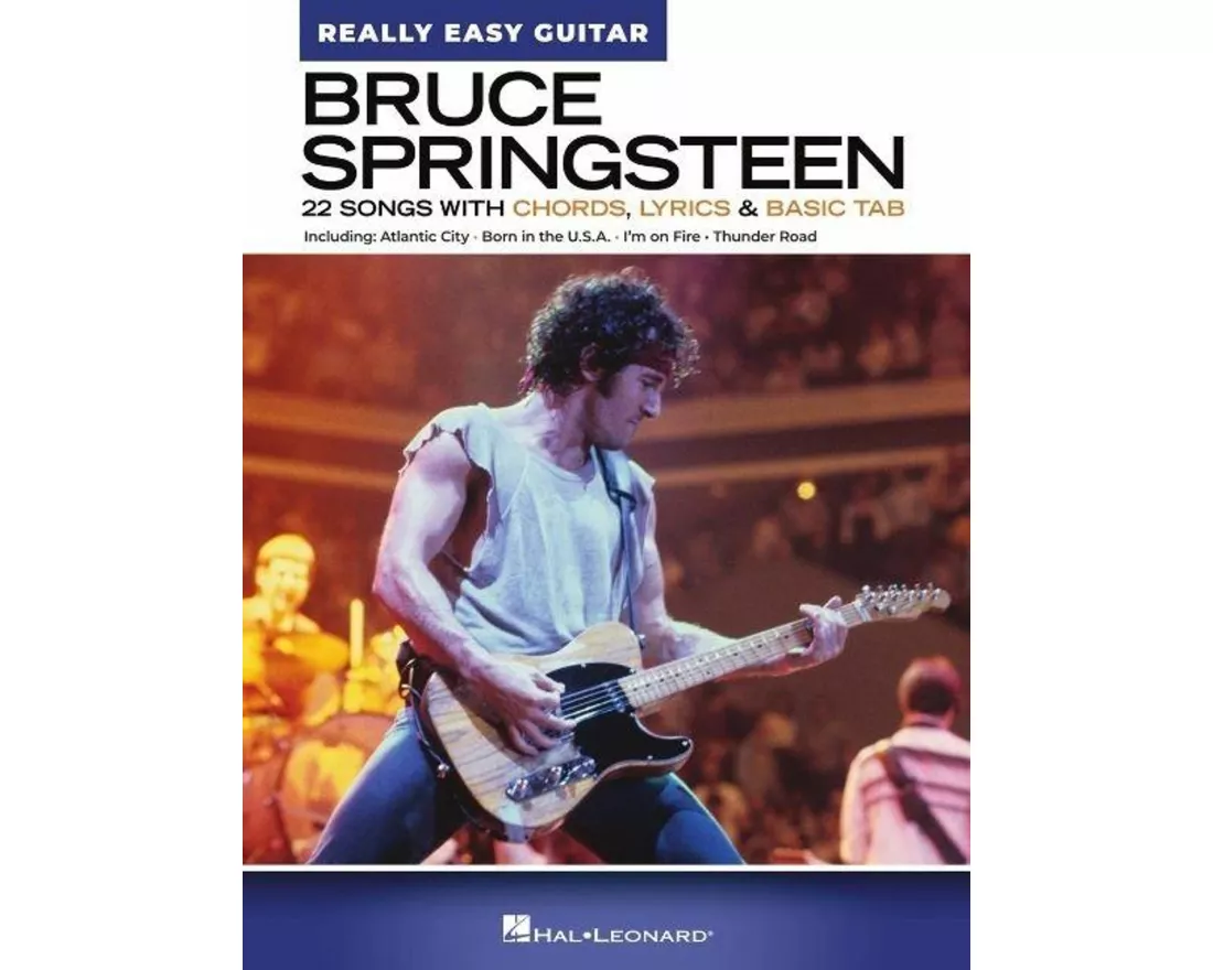 Bruce Springsteen - Really Easy Guitar: 22 Classics with Chords, Lyrics & Basic Tab