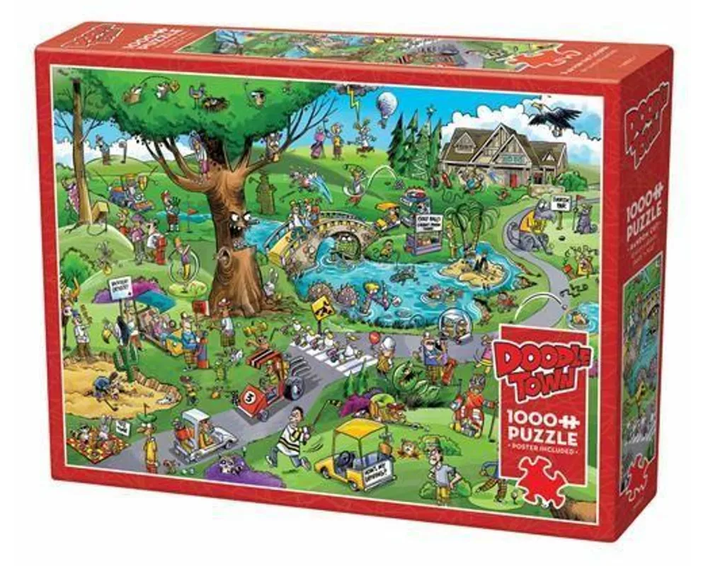 Verrückter Golfplatz 1000 Teile