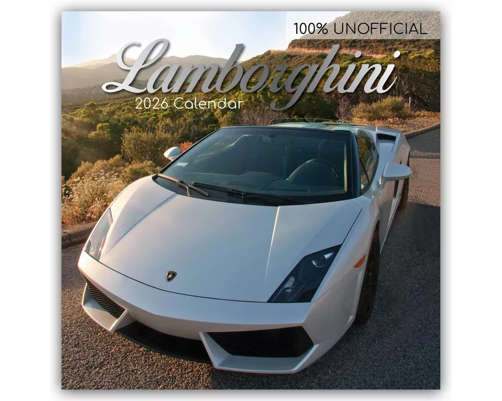 Lamborghini 2026 - 16-Monatskalender