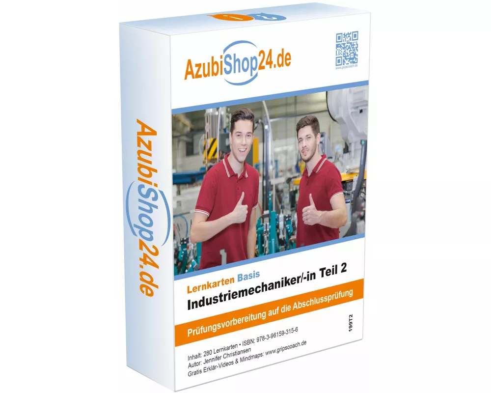 AzubiShop24.de Basis-Lernkarten Industriemechaniker /in Teil 2