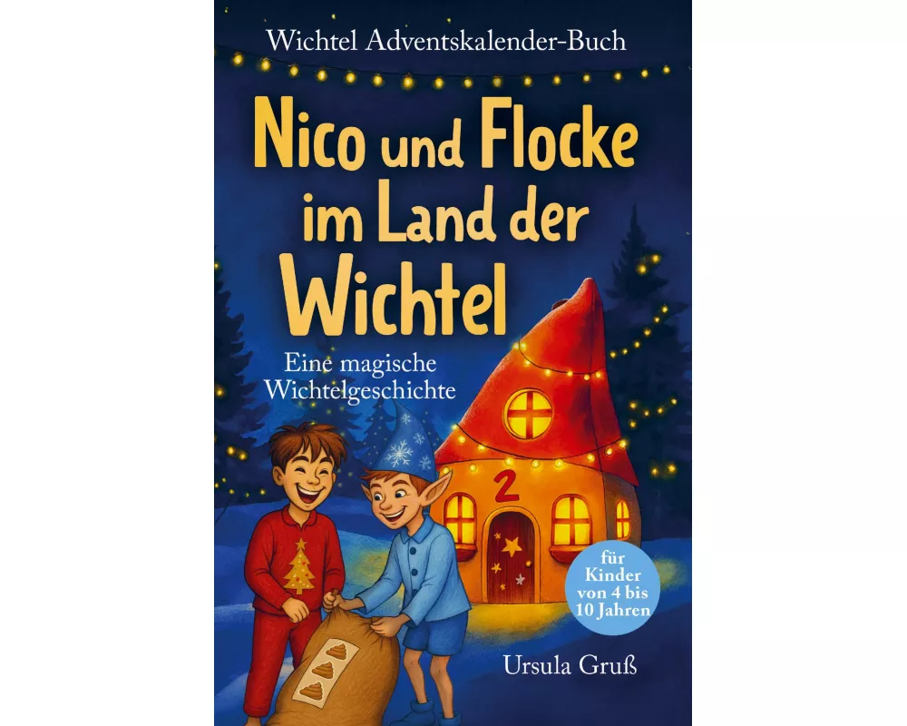 Wichtel-Adventskalender-Buch | Eine magische Wichtelgeschichte für Kinder von 4 bis 10 Jahren | Nico und Flocke im Land der Wichtel | Zum Vorlesen & S