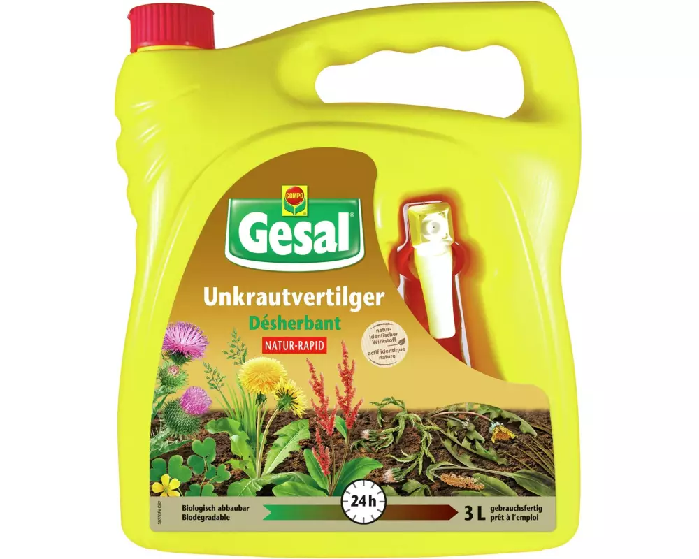 Gesal Unkrautvertilger NATUR-RAPID 3 L