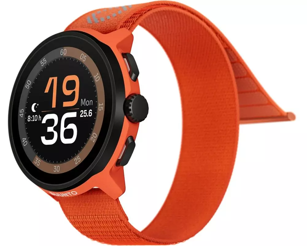 SUUNTO Sportuhr Run 46 mm, Korallenorange