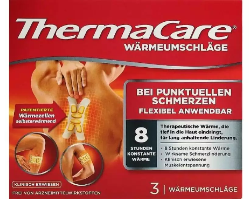 ThermaCare Wärmepflaster Punktuelle Schmerzen 3 Stück