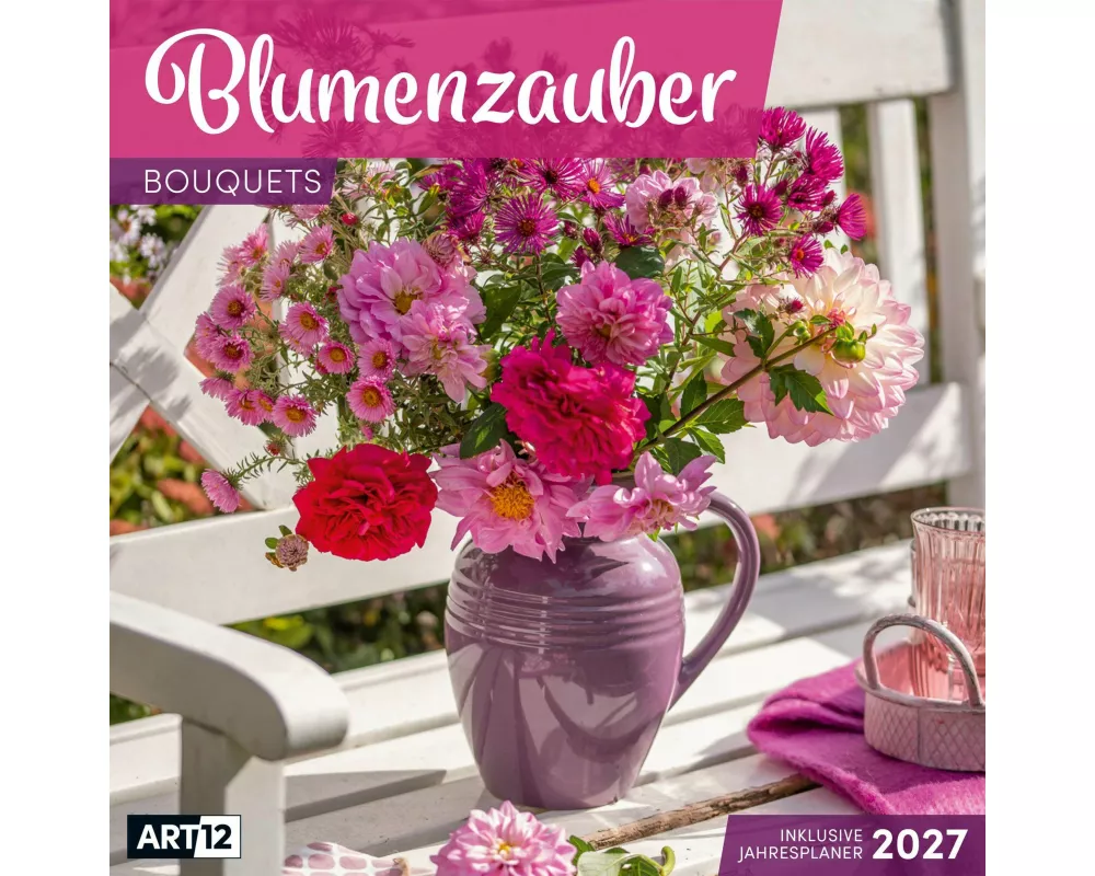 Blumenzauber Kalender 2027 - 30x30 - Art12