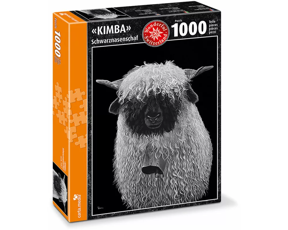 1'000 Teile Puzzle "Kimba" Schwarznasenschaf