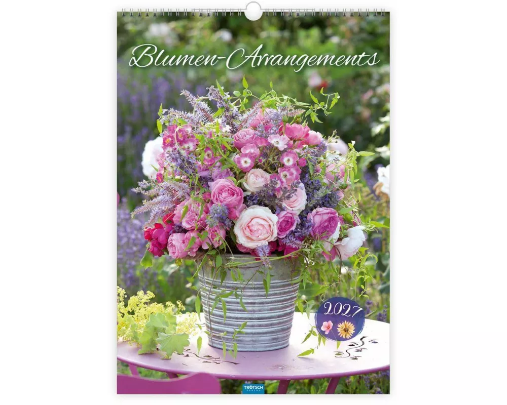 TRÖTSCH - Großbildkalender Blumen-Arrangements 2027