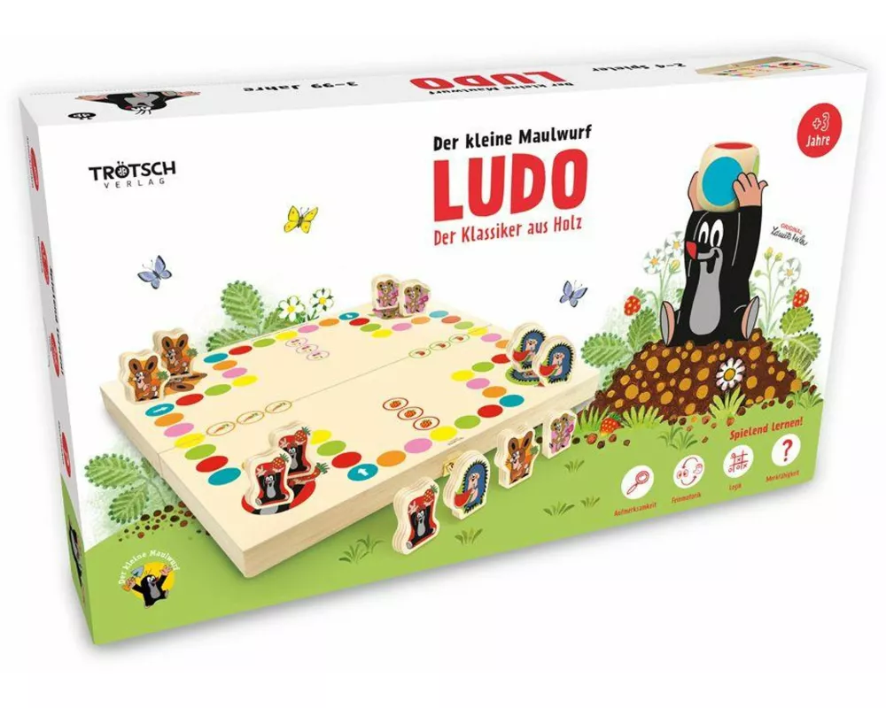 TRÖTSCH - Der kleine Maulwurf Spiel Ludo