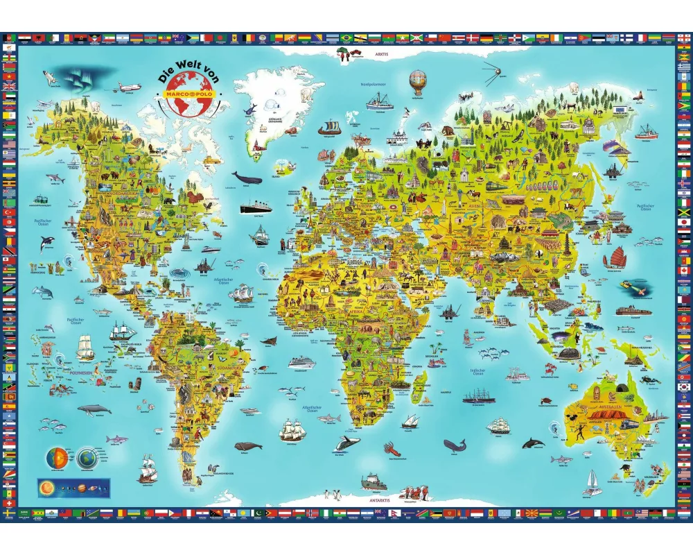MARCO POLO Panorama Kinderweltkarte