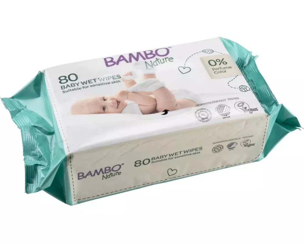 Bambo Nature Feuchttücher 80 Stück