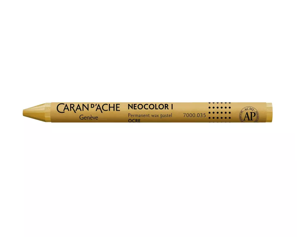 Caran d'Ache Wachsmalstifte Neocolor 1 wasserfest Ocker