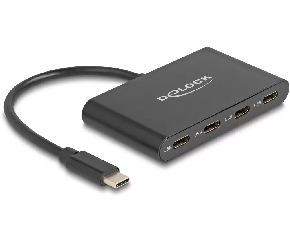 Delock USB-Hub 4 x USB 3.1 Typ-C