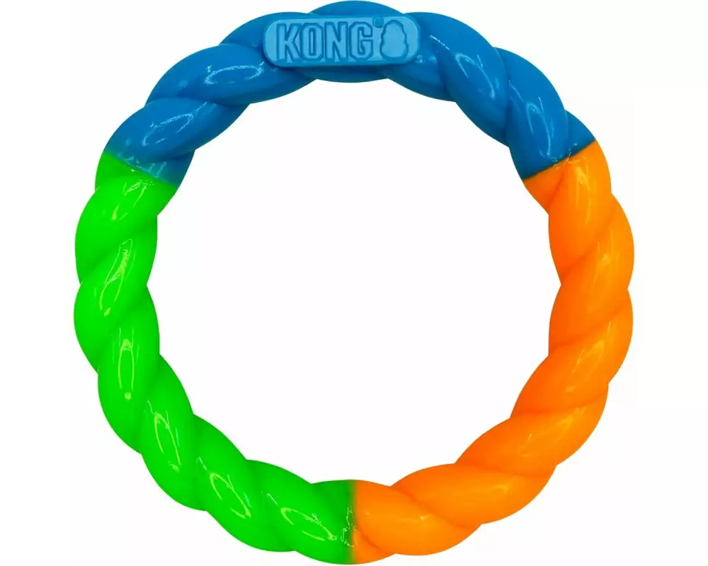 Kong Hunde-Spielzeug Twistz High-Viz Ring