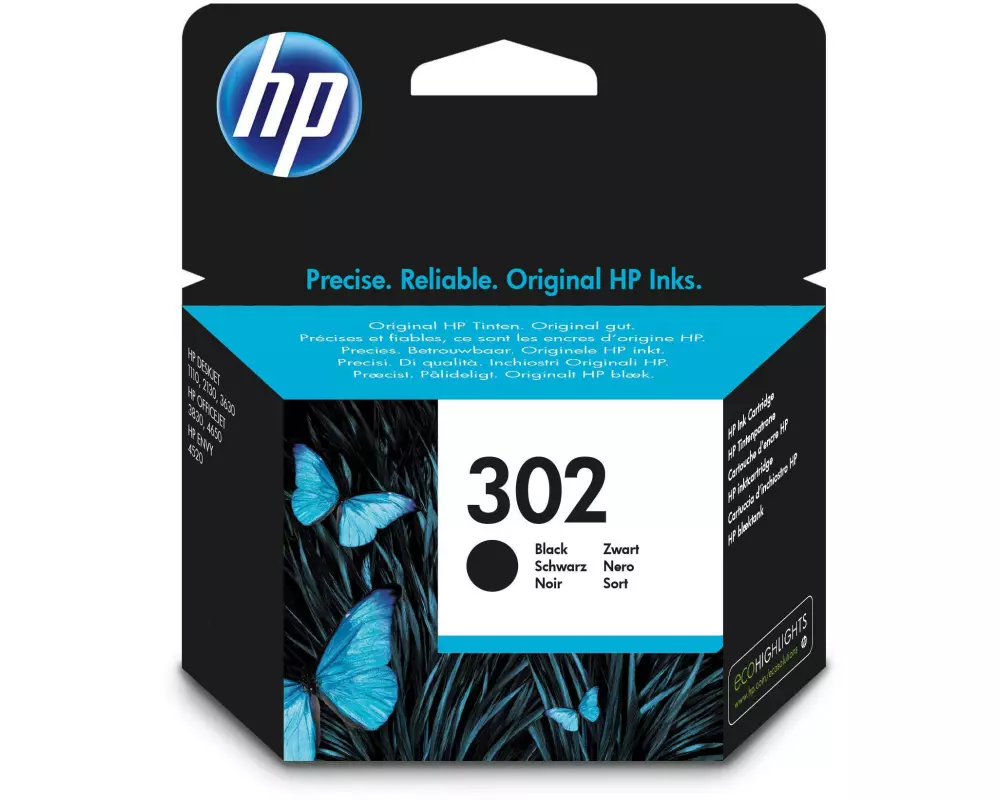 HP Tinte Nr. 302 (F6U66AE) Black