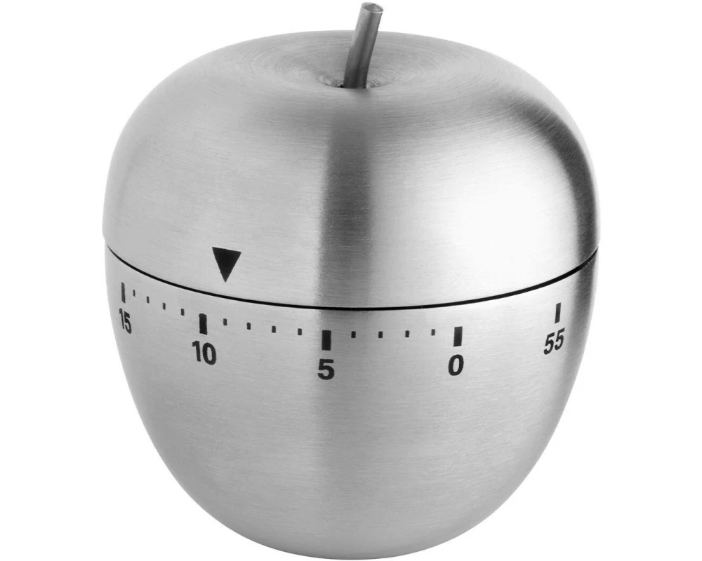 TFA Dostmann Küchentimer Apfel Silber