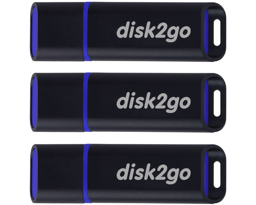 DISK2GO USB-Stick passion 32GB 30006500 USB 2.0 triple pack