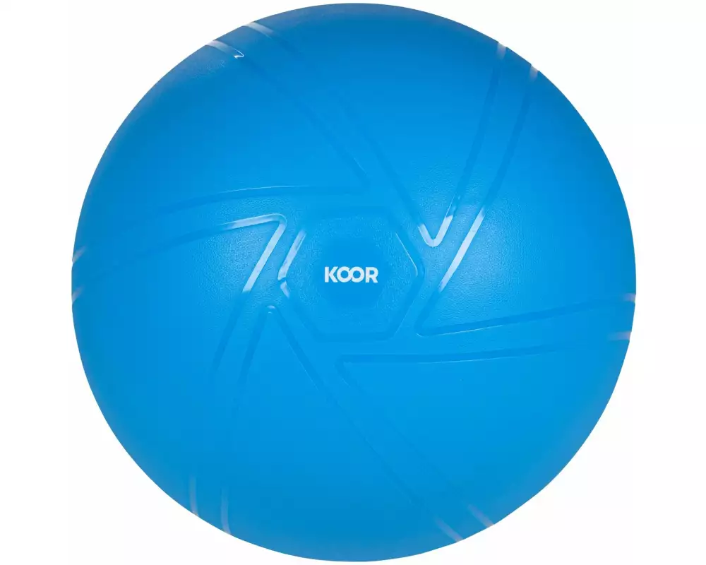 KOOR Gymnastikball 55 cm, Blau