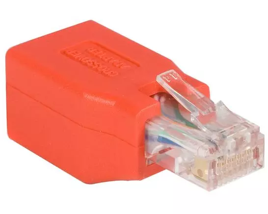 StarTech.com C6CROSSOVER Kabeladapter RJ-45 Rot