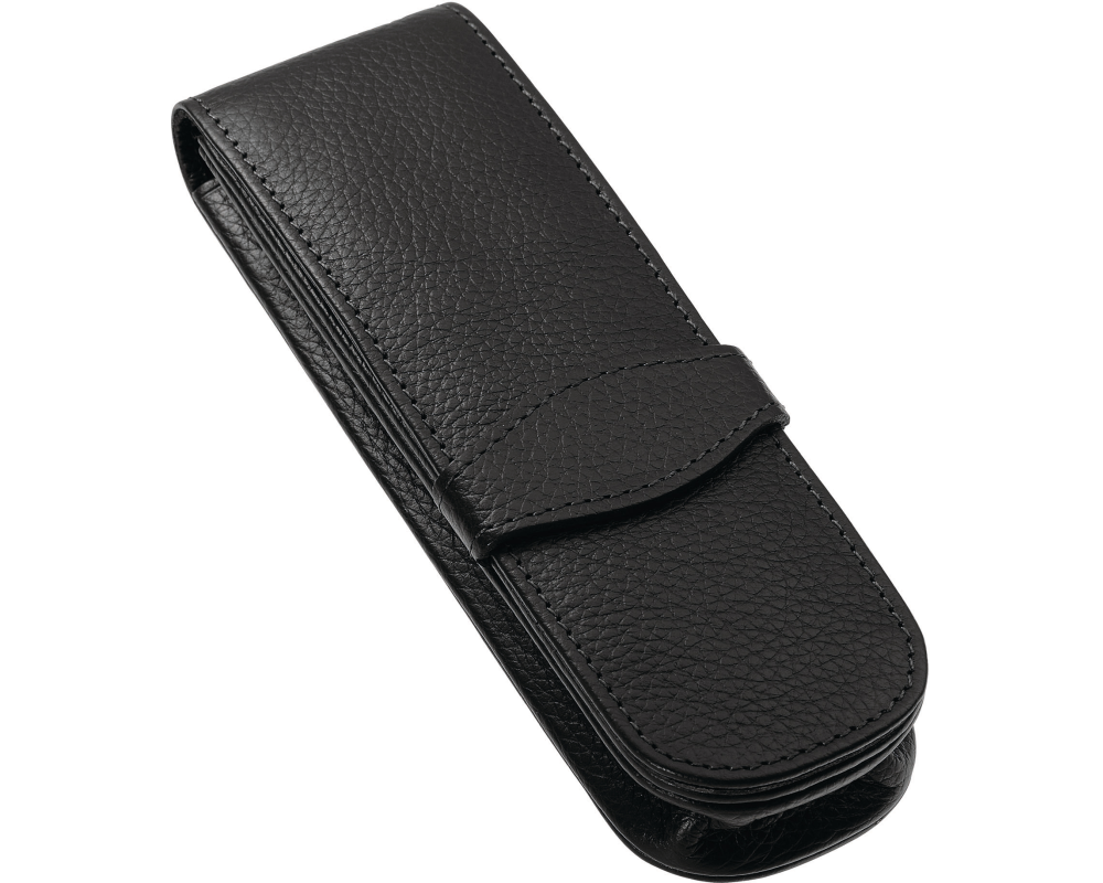 ONLINE Lederetui Black 90759 für 2 Schreibgeräte