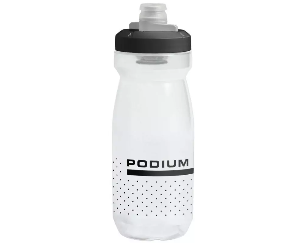 CamelBak Bidon Podium Bottle, 0.62 l, Schwarz/Transparent