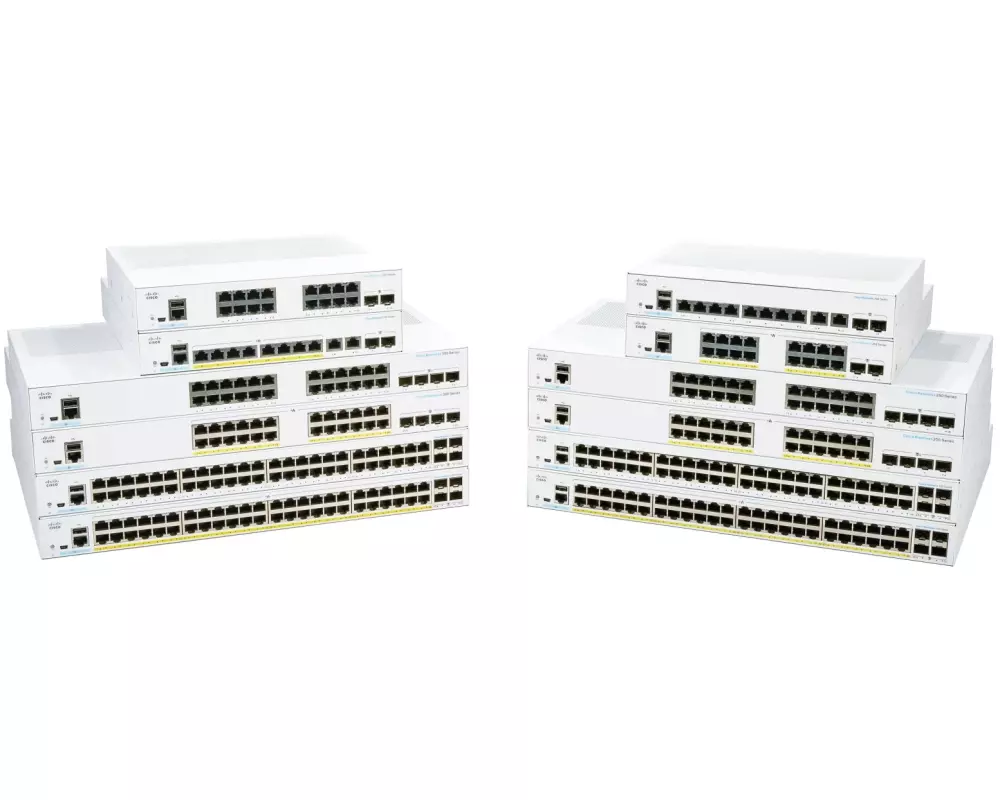 Cisco PoE+ Switch CBS250-48P-4X-EU 52 Port