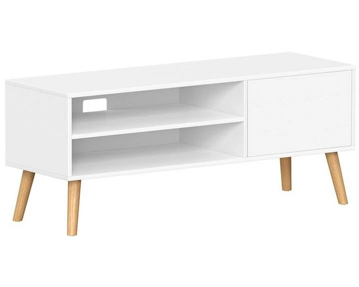 VASAGLE TV-Möbel Skandinavisch 110 x 40 cm, Weiss