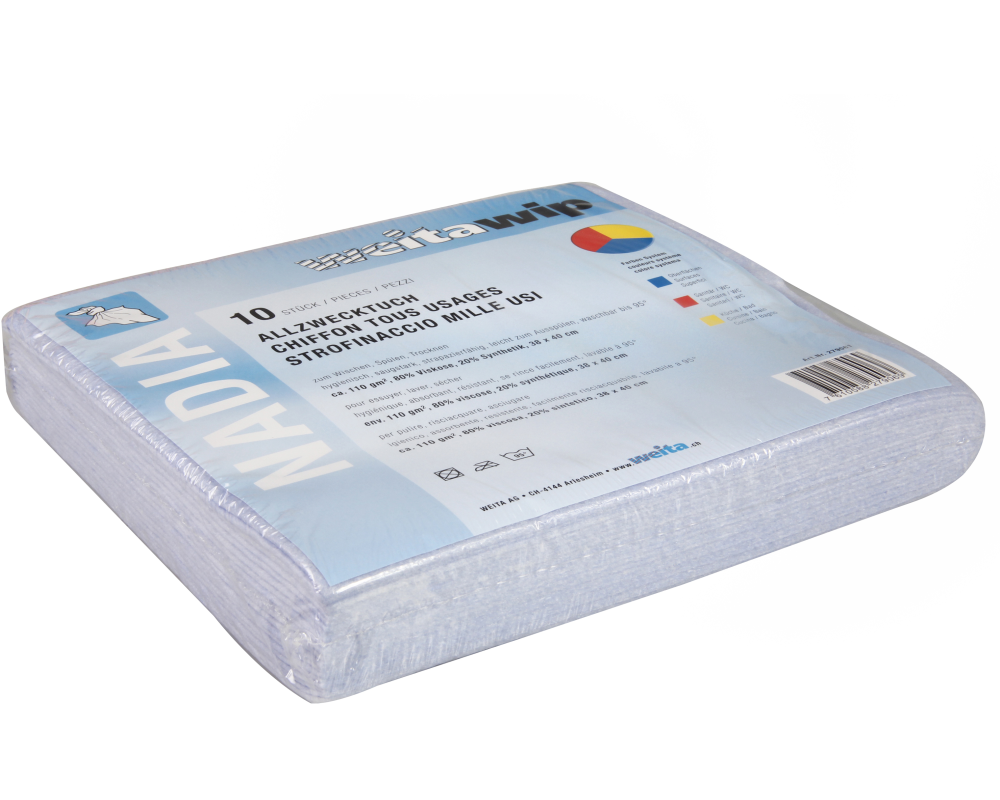 WEITACLEAN Allzwecktücher Nadia 38x40cm 279061 assortiert 10 Stück