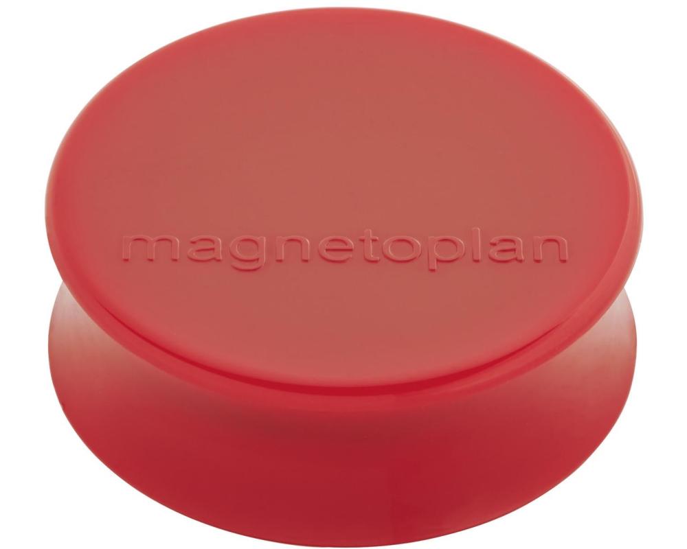 MAGNETOPLAN Magnet Ergo Large 10 Stk. 1665006 rot 34mm