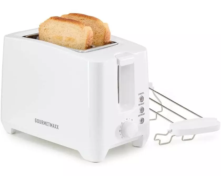 GOURMETmaxx Toaster Weiss