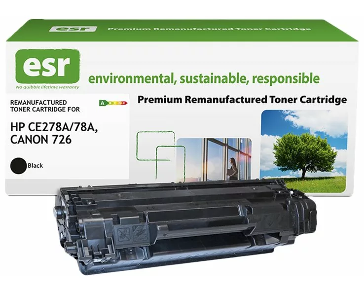ESR Toner cartridge compatible with HP CE278A/Canon 3483B002 black remanufactured 3.200 pages