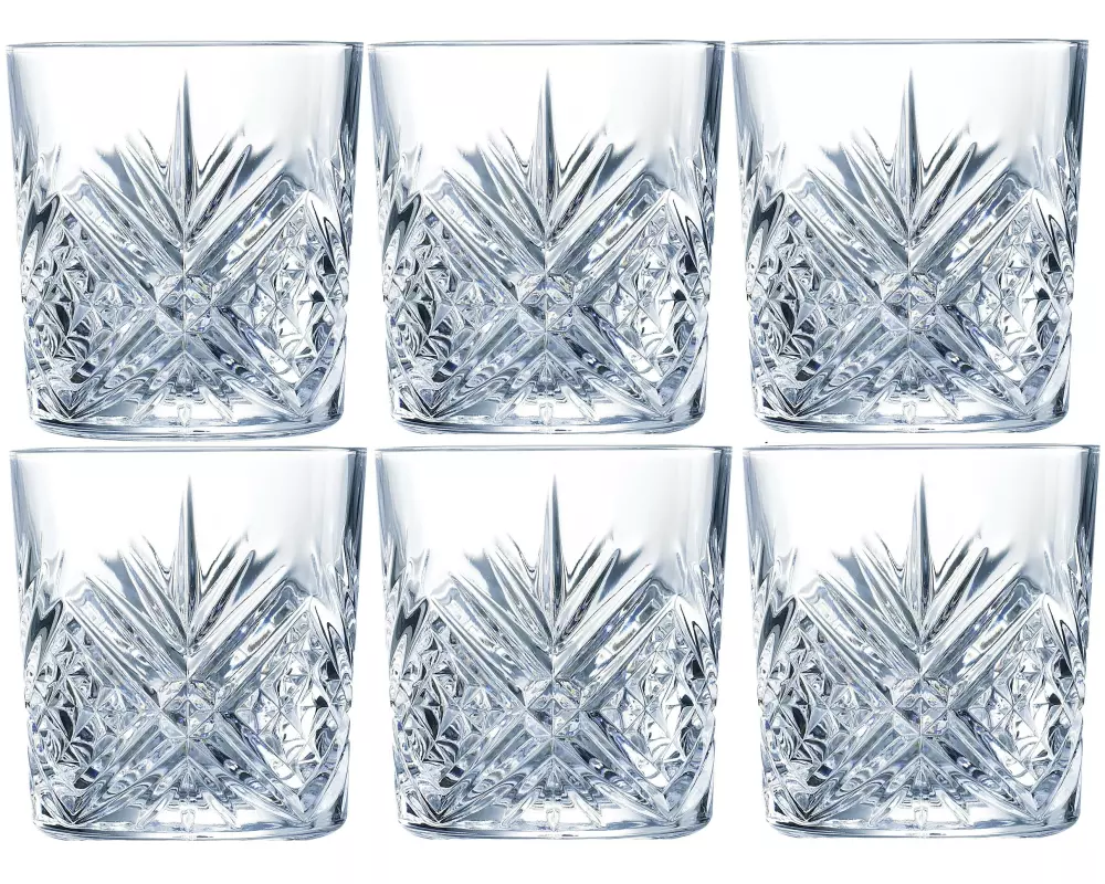 Bormioli Rocco Gin Glas Broadway 300 ml, 6 Stück, Transparent