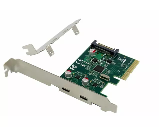 EMRICK13G 2-Port USB 3.2 Gen 2 Type-C PCIe Card